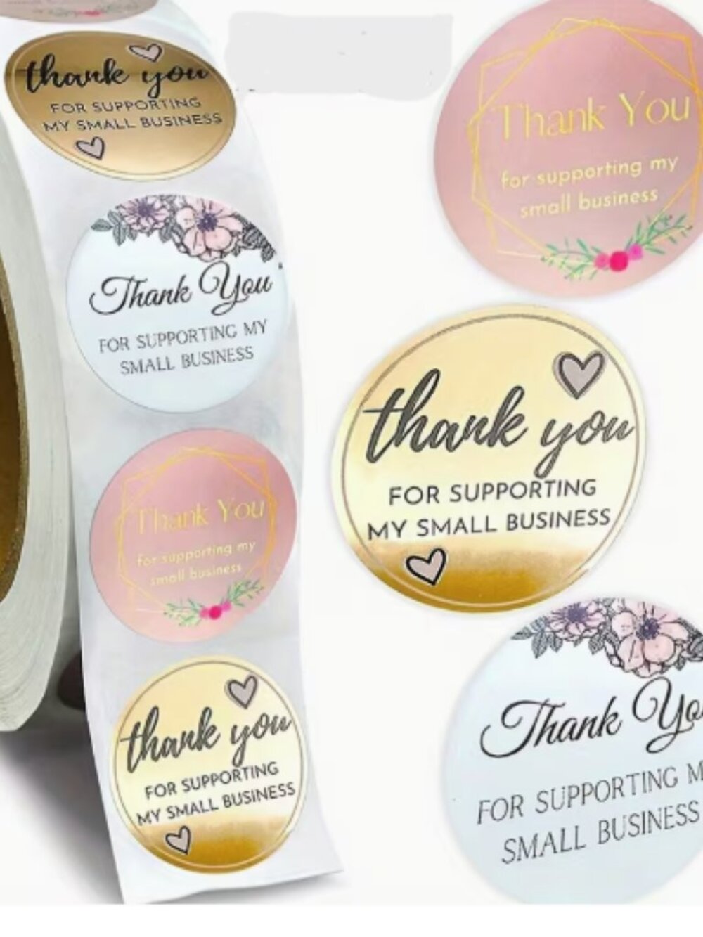 THANK YOU STICKERS - 1" Variety